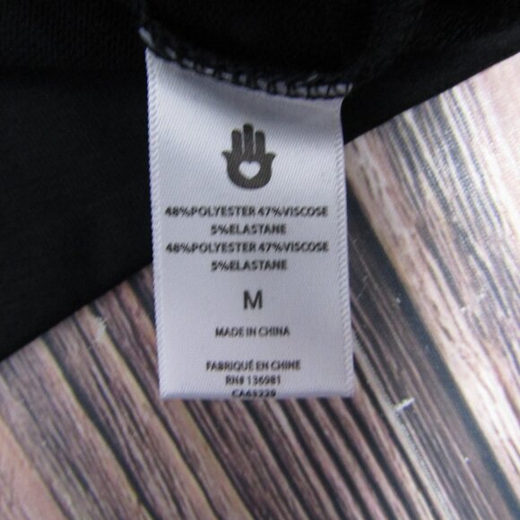 Spiritual Gangster NEW NWT Women Medium Black "Strong Vibes" Crewneck Sweatshirt - Picture 3 of 5